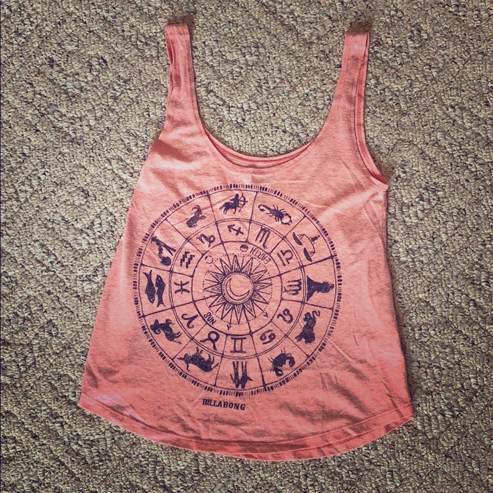 Billabong Small Organic Cotton Tank Pink